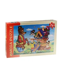 Купить Мегапазл Теремок (П24-0628) (24 элемента) (320х480) (Рыжий кот) (3+) (коробка) — Фото №1