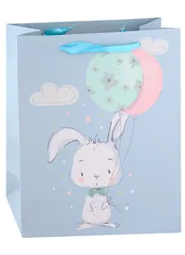 Купить Пакет А4 32*26*12 "Зайка" дет., бум.мат — Фото №1