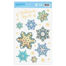 Купить Наклейки для окон "Cнежинки" — Фото №1