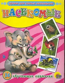 Купить Насекомые. 16 обучающих карточек — Фото №1