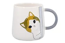 Купить Кружка Котик What are you doing? (керамика) (400мл) (12-B3-6641-202510-STB-01) — Фото №1