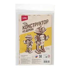 Купить Конструктор из дерева. Мини конструктор "Робот" — Фото №1