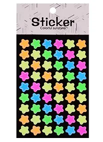 Купить Стикеры бумажные светящиеся 2 листа Звезды — Фото №1