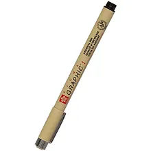 Купить Капиллярная ручка «Pigma Graphic 1», Sakura, чёрная — Фото №1