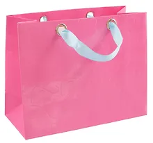 Купить Пакет А5 18*23*10 "Розовые сердечки" жен., бум.мат.ламинат — Фото №1