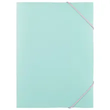 Купить Папка на резинке А5 "Pastel" пластик 0.5мм, ассорти — Фото №1