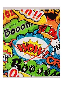 Купить Тетрадь в клетку Unnika, "Комикс", 48 листов, в ассортименте — Фото №1