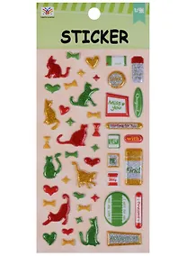 Купить Наклейки 3D Кошки 2, Q-1518 — Фото №1