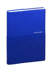 Купить Ежедневник недат. А5 160л ПВХ синий, темно-синий, кожзам, мягкий переплет, съемная обл, карман, тонир.блок, ляссе — Фото №1