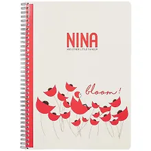 Купить Тетрадь в клетку Academy Style, Nina, А4, 96 листов, в ассортименте — Фото №1