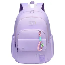 Купить Рюкзак сиреневый "Sun Eight" 47*32*15,5см, 3 отделения, 3 кармана, с брелоком — Фото №1