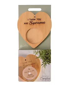 Купить Набор чайных свечей с подсвечником Сердце Supersweet (4 штуки) — Фото №1