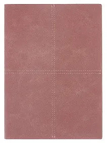 Купить Ежедневник недат. А5+ 160л "Нубук" пепельно-розовый, кожзам, мягк.переплет, тонир.блок, блинт.тиснение, справ.мат-лы, 2 ляссе, инд.уп — Фото №1