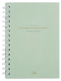 Купить Тетрадь «Romance», 120 листов в клетку, светло-зеленый, твердый переплет, спираль — Фото №1