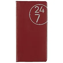Купить Еженедельник недатированный «24/7», красный, 56 листов, А6– — Фото №1