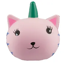 Купить Брелок-антистресс Кошечка-единорог (PU) (7х7) (12-01690-8478526) — Фото №1