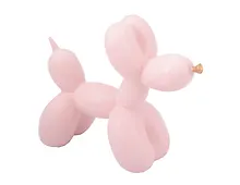 Купить Декоративная фигурка Собачка-шарик (розовая) (21х17) (керамика) (12-Foryoucraft-202506-D7) — Фото №1