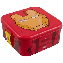 Купить Ланч-бокс Мстители Железный человек (пластиковый) (14х14х7) — Фото №1