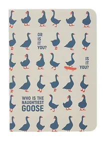 Купить Записная книжка А7 30 листов в клетку, "Гуси", сшивка — Фото №1