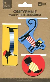 Купить Сувенир, Закладки магнитные для книг Феникс+ "МИЛЫЕ ЖИВОТНЫЕ" 3шт: 45x85мм, 30х160мм, 137х53мм 45653 — Фото №1