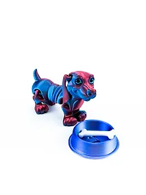 Купить Фигурка 3D Такса Бадди (пластик)  (12х5) (1358) — Фото №1