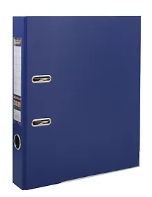 Купить Папка архивная 50мм А4 синяя, PVC, прозр.карман, металл.уголки — Фото №1