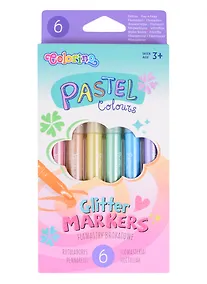 Купить Фломастеры «Pastel» Colorino, 6 цветов — Фото №1