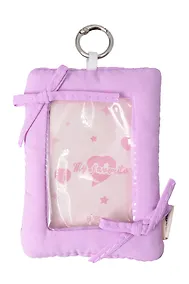 Купить Чехол для карточек дутый Лавандовый (картхолдер) (карабин) (текстиль) (9х12) (12-2025093-36) — Фото №1