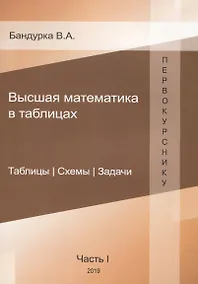 Купить Высшая математика в таблицах. Таблицы. Схемы. Задачи. Часть 1 — Фото №1