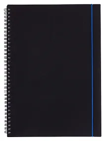 Купить Тетрадь А4 80 листов, клетка, "Favorite Black. No 3" спираль — Фото №1