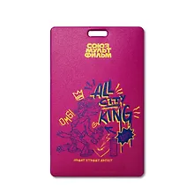 Купить Союзмультфильм Чехол для карточек Ну, Погоди (розовый) — Фото №1