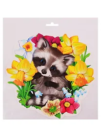 Купить Плакат Енот весенний — Фото №1