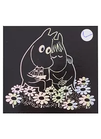 Купить Гравюра MOOMIN с голографическим эффектом Муми-тролль и Фрекен Снорк (Гр-04) — Фото №1