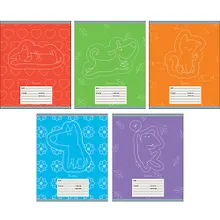 Купить Тетрадь в линейку Unnika, "Кот и пёс (графика)", А5, 24 листа — Фото №1