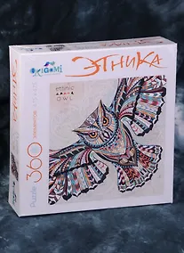 Купить Пазл Оригами, 360 эл., 47,5*47,5см., Серия Арт-терапия Этника, Сова — Фото №1