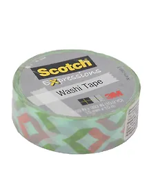 Купить Лента клейкая декоративная Scotch/Скотч Washi, мята, 15мм x 10м, (3M) C314-P16 — Фото №1