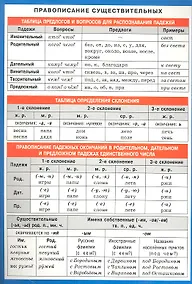 Купить Правописание существительных. Наглядно-раздаточное пособие — Фото №1