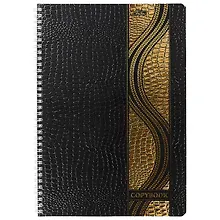 Купить Тетрадь в клетку Hatber, Gold Style, А4, 96 листов, в ассортименте — Фото №1