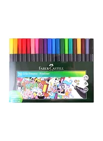 Купить Набор капиллярных ручек "Grip Finepen" 20цв., 0,4мм, трехгранные — Фото №1