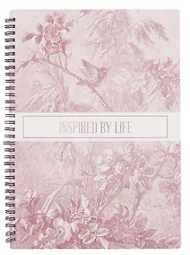 Купить Тетрадь А4 96 листов, клетка, "Floreale. Cedar Rose" — Фото №1