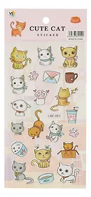 Купить Наклейки зефирные Котята — Фото №1