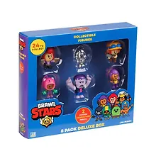 Купить Набор коллекционных фигурок Brawl Stars, 8 шт., 2 редких героя: Кроу и Амбер, (5см), (BRW2070C) — Фото №1