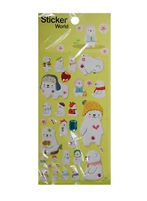 Купить Наклейки Sticker World Белые медведи (ZC-В012) (11097505) (3+) (упаковка) — Фото №1