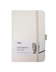 Купить Скетчбук 9*14 80л "Yoi" белый, 140г/м2, слоновая кость, тв.обл., Yoi — Фото №1