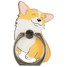 Купить Держатель-кольцо для телефона Корги (металл) (коробка) (12-17727-5565) — Фото №1