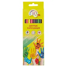 Купить Карандаши цветные Рисовашка, 18 цветов — Фото №1