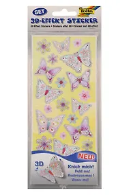 Купить 1310 Стикеры с эффектом 3-D, 6 листов асс. №1 — Фото №1