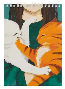 Купить Блокнот А5 60л "Обнимашки" спираль — Фото №1