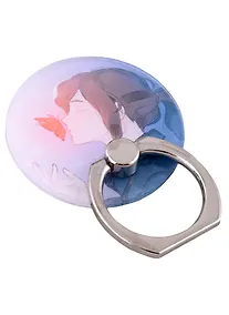 Купить Держатель-кольцо для телефона Аниме Синтонимы Персонаж с бабочкой (цветной) (Медина Мирай) (металл) (коробка) — Фото №1