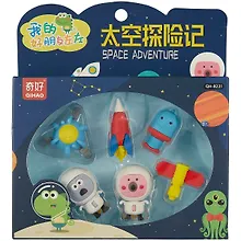 Купить Набор Ластики пазлы Space Adventure (коробка) (17х10,5 ) — Фото №1